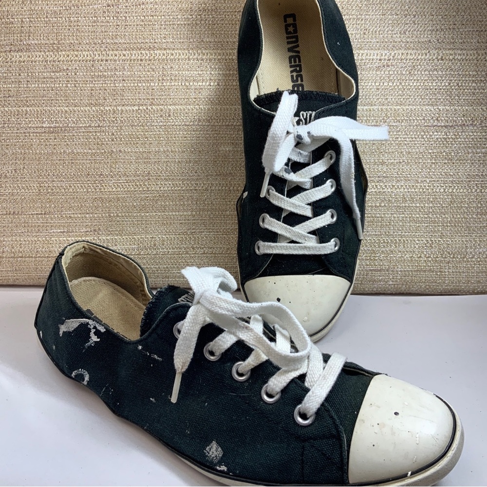 RARE CONVERSE ALL STAR LIMITED EDITION SLIM OX SKINNY WOMENS 2009 Size 8.5